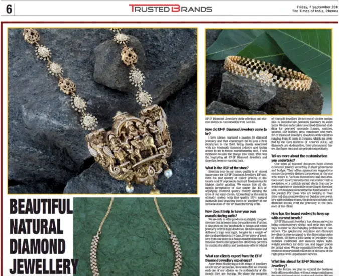 Ef if 2025 diamond jewellery