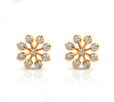 The Aishwaryam Closed Setting 22k Diamond Stud