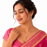 ZAHARA GOLD NECKLACE AND STUD