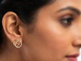 Classic Twin Circle Studs