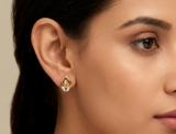 Stunning Ivy Leaf Studs