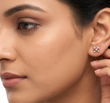 The Devaki Closed Setting 22k Diamond Stud
