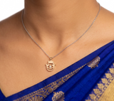 Hamsa Diamond Pendant