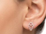 Extravagant leaf shaped Stud