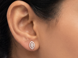 Leafy Elliptical Stud