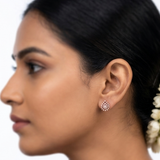 FLORA DIAMOND STUDS