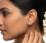 The Kaveri Closed Setting 22k Diamond Stud