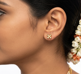 The Nandhini Closed Setting 22k Diamond Stud