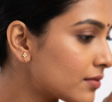 The Bhavana Closed Setting 22k Diamond Stud