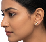 The Darpana Closed Setting 22k Diamond Stud