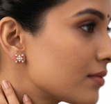 The Thara Closed Setting 22k Diamond Stud