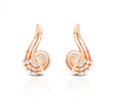 The Magnetic 18k Rose Gold Diamond Studs