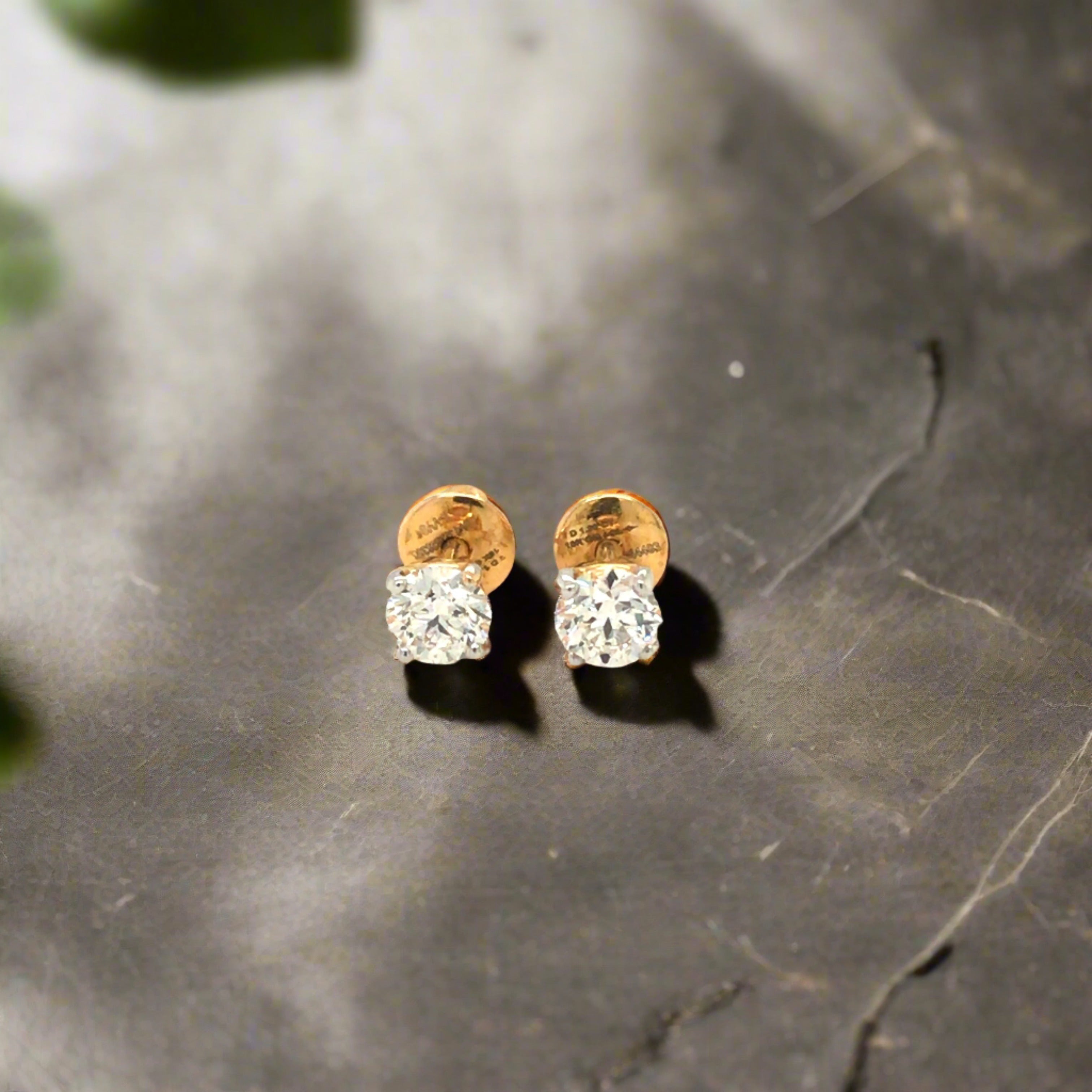 Diamond Earrings Latest Gold Stud Earrings Designs Solitaire Studs