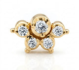 LUXEVA DIAMOND NOSE PIN