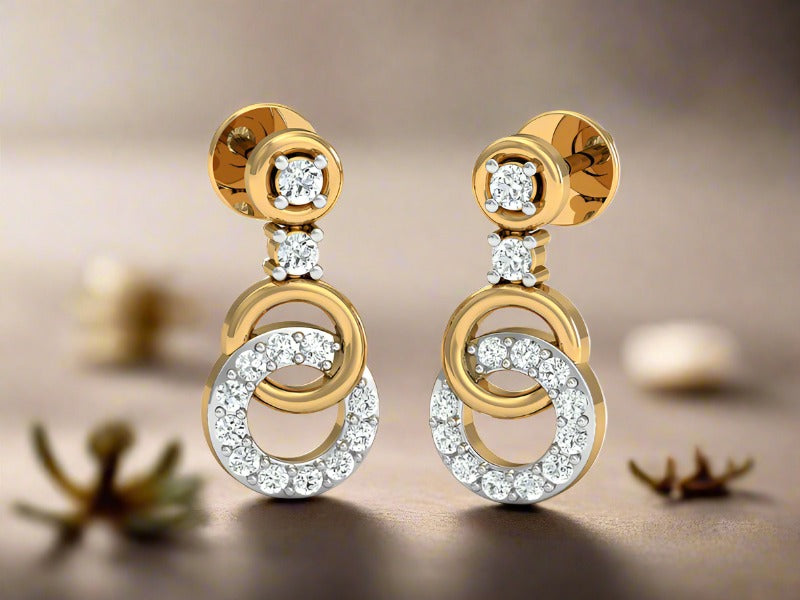 Fascinating Halo Earrings EFIF Diamonds – EF-IF Diamond Jewellery