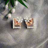 SASHAA DIAMOND STUDS