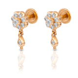 The Manjula Closed Setting 22k Diamond Stud