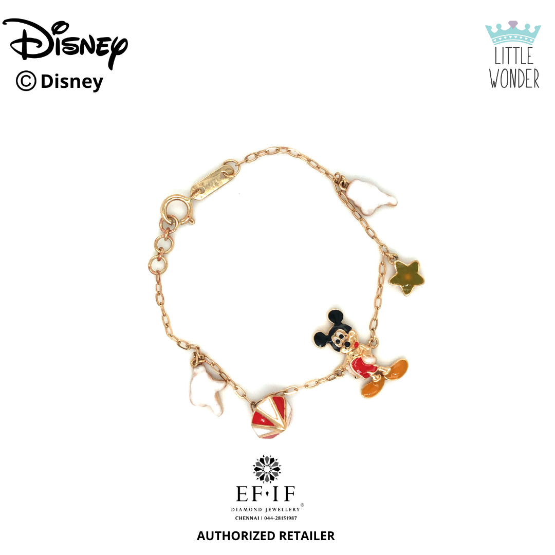 Mickey mouse 2025 diamond bracelet