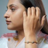 APSARA SPACED DIAMOND BRACELET