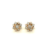 Diamond Studs, Diamond earrings, earring, gold Earring, dimoand jewellery, Efif diamond Jewellery