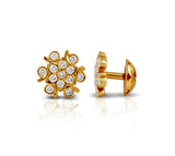 The Sneham Closed Setting 22k Diamond Stud