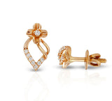 Diamond Studs, Diamond earrings, earring, gold Earring, dimoand jewellery, Efif diamond Jewellery