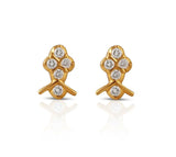 The Samridhi Closed Setting 22k Diamond Stud