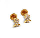 The Samridhi Closed Setting 22k Diamond Stud