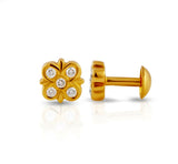 The Poorni Closed Setting 22k Diamond Stud