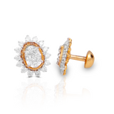 Diamond Studs, Diamond earrings, earring, gold Earring, dimoand jewellery, Efif diamond Jewellery