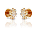 The Dharshini Closed Setting 22k Diamond Stud