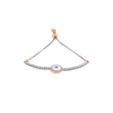 SAPPHIRE ETERNITY BRACELET, diamond jewellery, bracelets, diamond bracelets, gold bracelets, open setting bracelets, closed setting bracelets