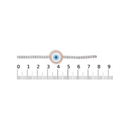 SAPPHIRE ETERNITY BRACELET, diamond jewellery, bracelets, diamond bracelets, gold bracelets, open setting bracelets, closed setting bracelets