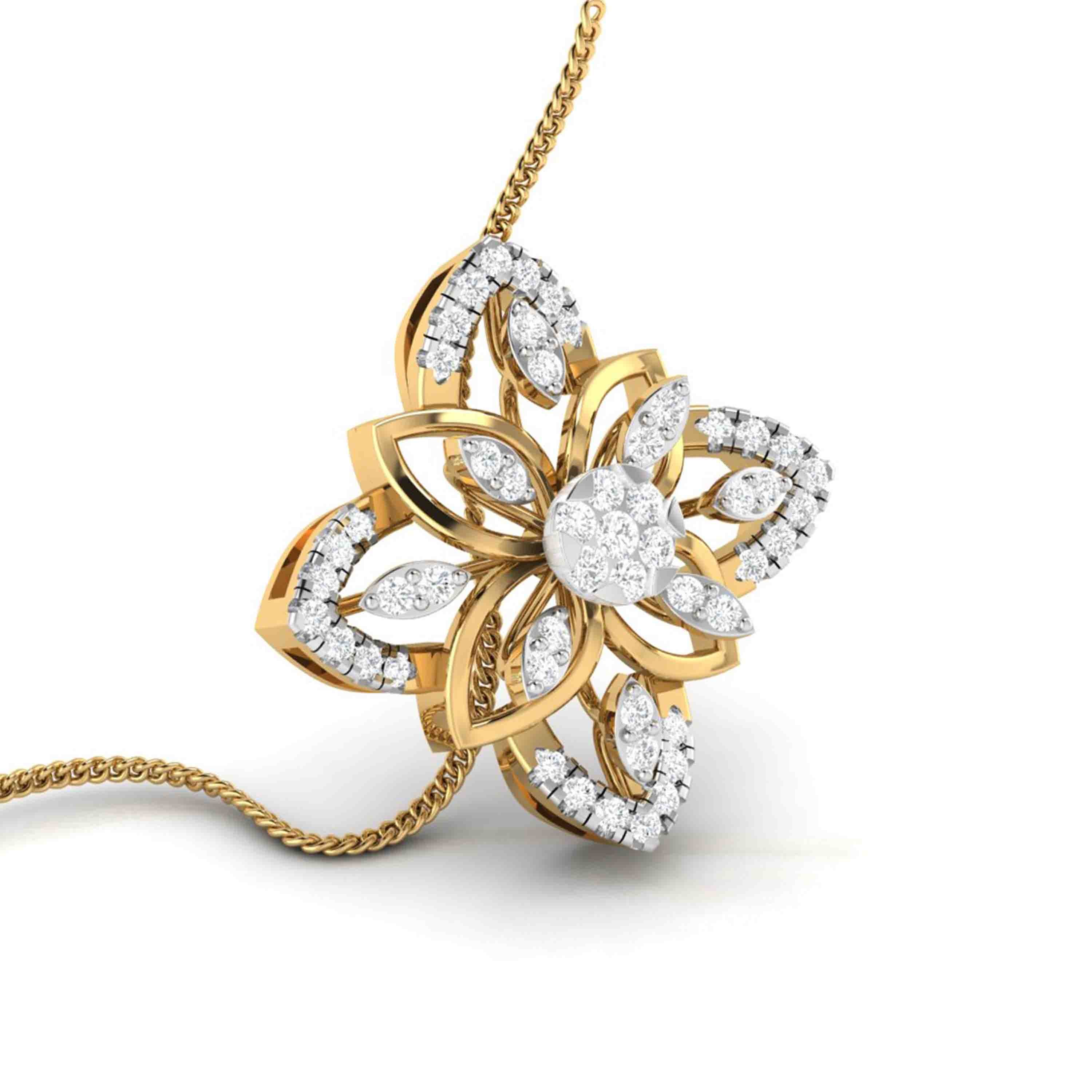 Tanishq diamond pendant designs Clearance