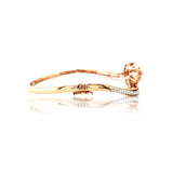 Mehar diamond bracelet, diamond bracelet efif, gold and diamond bracelet, rose gold diamond bracelet, efif diamond jewellery,