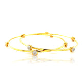 Juhi 18kt Open Setting Diamond Bangle, diamond bagle, bangle, efif diamond bangle, efif diamond jewellery,