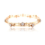 Maansi 18kt Open Setting Diamond Bangle, diamond bagle, bangle, efif diamond bangle, efif diamond jewellery,