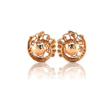 marigold diamond studs, gold and diamond studs, round diamond studs, efif diamond studs, efif diamond jewellery, diamond jewelley, diamonds