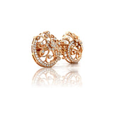 marigold diamond studs, gold and diamond studs, round diamond studs, efif diamond studs, efif diamond jewellery, diamond jewelley, diamonds