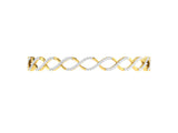 TRENDY TWISTED BANGLE efifdiamonds TRENDY TWISTED BANGLE efifdiamonds BANGLES 255440.00 EF-IF Diamond Jewellery