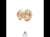 marigold diamond studs, gold and diamond studs, round diamond studs, efif diamond studs, efif diamond jewellery, diamond jewelley, diamonds