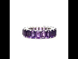 AMETHYST ETERNITY RING