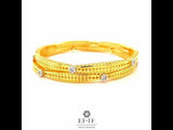 Luna 18kt Open Setting Diamond Bangle, diamond bagle, bangle, efif diamond bangle, efif diamond jewellery,