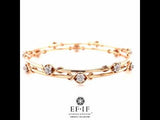 Maansi 18kt Open Setting Diamond Bangle, diamond bagle, bangle, efif diamond bangle, efif diamond jewellery,