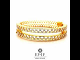Maansi 18kt Open Setting Diamond Bangle, diamond bagle, bangle, efif diamond bangle, efif diamond jewellery,