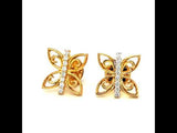 BUTTERFLY DIAMOND STUDS