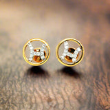 Diamond Studs, Diamond earrings, earring, gold Earring, dimoand jewellery, Efif diamond Jewellery