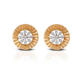 Royal Fleur 18kt Diamond Stud