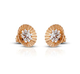 Royal Fleur 18kt Diamond Stud