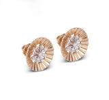 Royal Fleur 18kt Diamond Stud